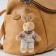 Tekstil Blick "Bunny in a flower combisant" 8.5x4x14 cm