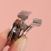 Clips for cuts with a magnet, 3.1 cm, 5 pcs, silver color