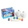 Christmas balls for coloring for the New Year "Elsa and Olaf", d = 5.5 cm, 2 pcs, paints, a set for creativity, a cold heart