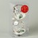 Set of balls plastic D-10 cm, 2 pcs "carnival" twig snow sticks