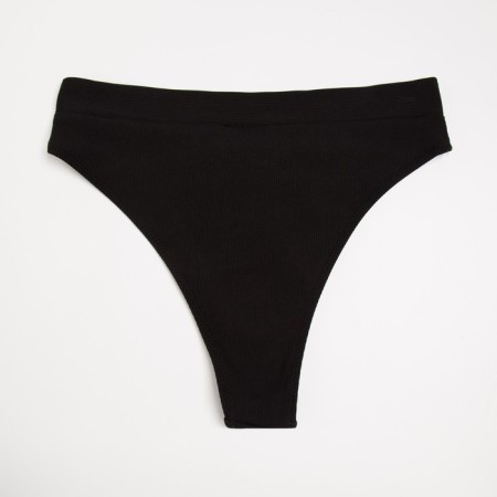 Female women's swimming trunks are high, black color, size 44-5