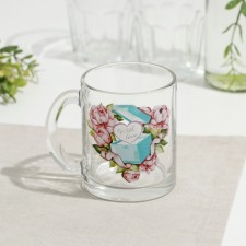 Glass mug 
