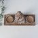 Souvenir Polystone candlestick for 2 candles "Buddha - Meditation" for silver 8.7x24.3x15 cm