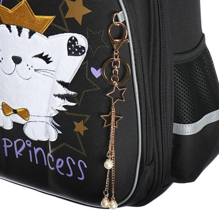 Frame saturan, 36 x 28 x 20 cm, Grizzly, from Plyusha, + keychain, black-9