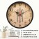 Wall watches, D-20 cm, kitchen, "devices", silent