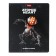 Notebook of 48 sheets in the "Atomic Heart" cage, cover coated cardboard, rounded angles, block 65 g/m2, 5V, mix