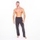 Male pants, color dark gray melange, size 58