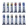 Temporary paints in tubes, set of 12 colors x 18 ml, ZHK "Master class", 16412095