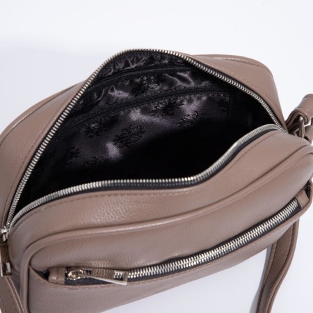 Women's bag over the shoulder Textura, small size, beige color-5