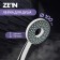 Shower watering can Zein Z3535, D = 105 mm, hole inside, chrome/gray