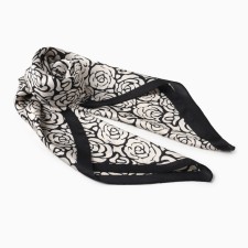Women's scarf minku rr 70*70 cm, col. black
