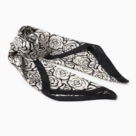 Women's scarf minku rr 70*70 cm, col. black