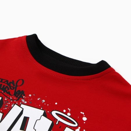Svitshot Children's Minaku: Exclusive Print, red color, height 122 cm-1