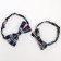 A tie - a butterfly for a boy and dad “Set for a photo shoot”, 2 pcs., Blue color, M&B