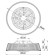 Mantra Polinesia, LED, 4200LM, 2700-5000K, 200 mm, 200 mm, white color