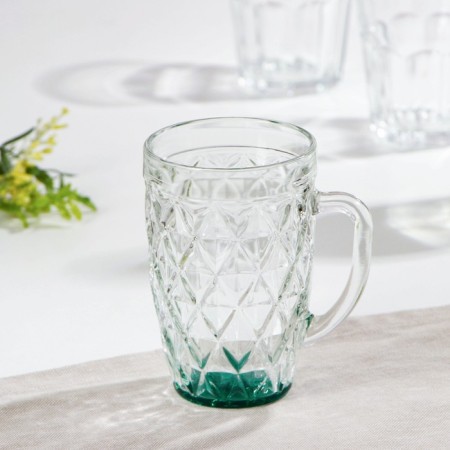Glass mug, 400 ml, mix color-2