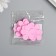 The workpiece of Foamian "Flowerers" 3 cm, thickness. 1mm, set 10 pcs, pink