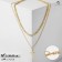Piece "chain" cross, color gold, 43 cm