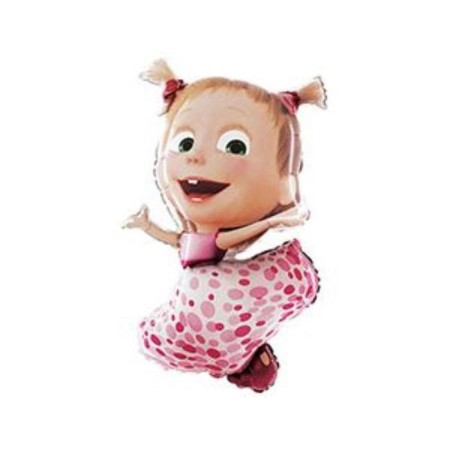 Foil ball 41 "Masha with tails", figure