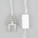 Garland “thread” 5 m with nozzles “white-green balls”, ip20, transparent thread, 20 LED, glow warm white, 220 V