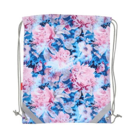 Back for shoes Erich Krause, 440 x 365 mm, Misty Flowers, Blue/Pink-1