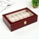 Casket Wood for the clock 12 "Red-brown" varnish 8.3x31x20 cm