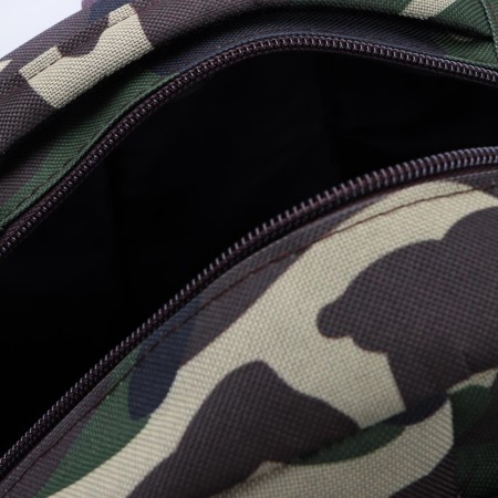 Tourist backpack, 16 l, lightning department, 3 outer pockets, ZFTS, green color/camouflage-5