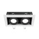 The built-in lamp Technical DL008-2-02-W, 2x50W, 24.5x12.6x7.2 cm, GU10, white color