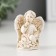 Souvenir Polystone "Angelka sits on flowers" MIX 3x4x4.5 cm