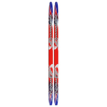 Plastic skis, 120 cm, with a notch, the color of mix-13