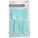 Hair care kit: comb and brush "Bear", Biryuzovoy color