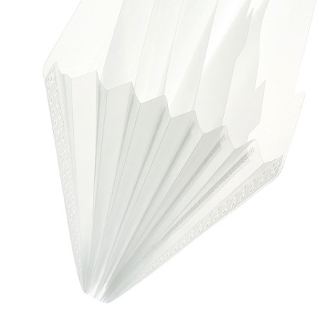 A5, Calligrata Top Deluxe, 6 departments, 500 μm, on a button, white with color separators-7