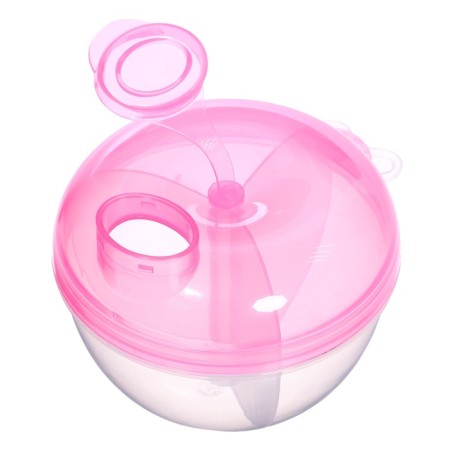 A container for a mixture with a dispenser, pink-2