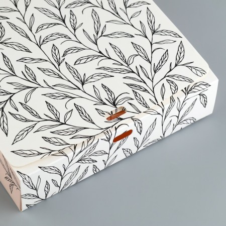 Gift box, packaging, “only for you”, 20 x 18 x 5 cm, without tape-3