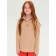 Jumper for girls, height 122 cm, sandy color