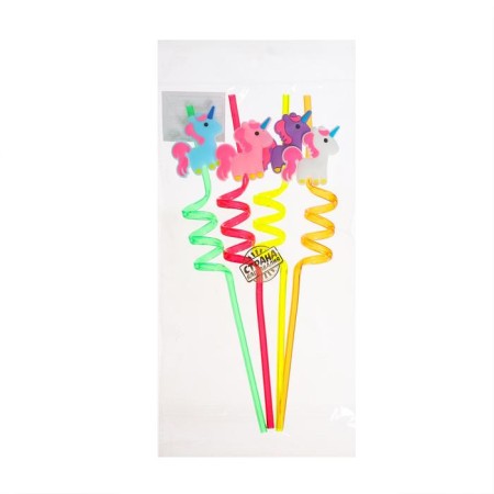 Plot of plastic "Unicorn", set 4 pcs., Mix-1