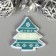Decor for the creativity of wood, felt "New Year" set of 6 pcs 4.2x4.2 cm
