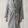 Tao robe, size XL, gray color