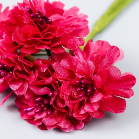 Flowers for decorating "Pion Garden Bordeaux" 1 bouquet = 6 colors 10 cm-3