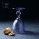 Magistro glass glass “Vilero”, 280 ml, 8 × 16.5 cm, purple color