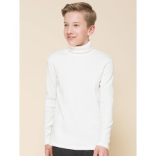 Turtleneck for a boy Pelican, height 158 ​​cm, milk color