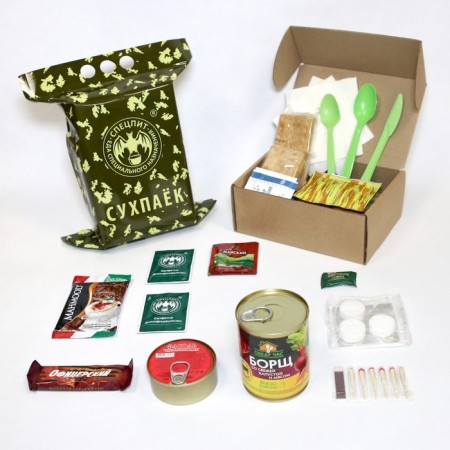 Dry ration "Special" one -time lunch, option 1, 850 g-3