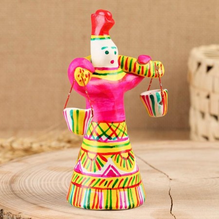 Filimonovskaya toy "Baryna with a rocker"-6