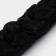 Set of body washcloths Cupellia spa: braid 70 g + shell 46 gr, black color