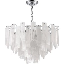 Люстра подвесная Stilfort Glowice 10xE14 40Вт, размер 60x60x60-100 см, цвет хром