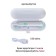 Pioneer TB-5020 electric toothbrush, 3 nozzles, white with turquoise