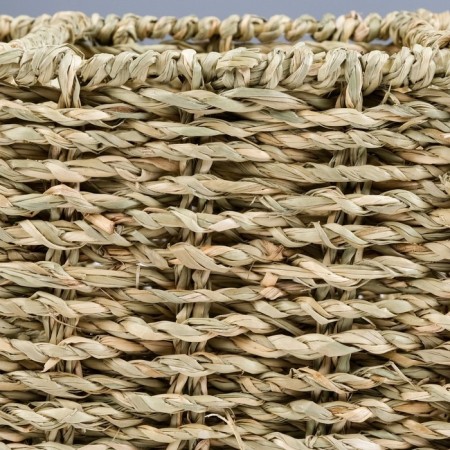 Wicker basket, 3 sections, 30x15x12 cm, algae-3