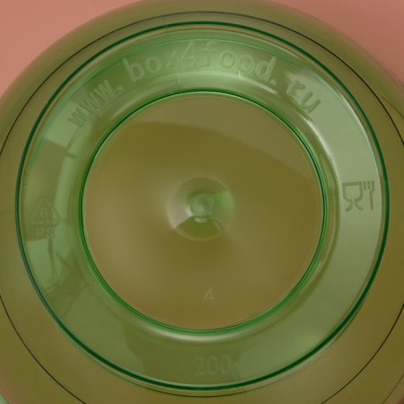 Crecanter Plastic disposable "Crystal", 200 ml, green color-4