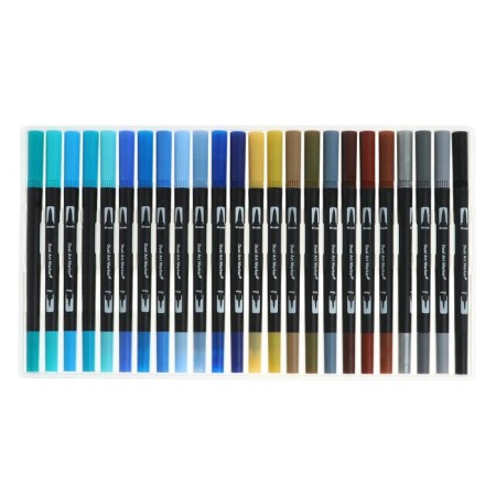 A set of professional markers, 72 pieces/72 colors, bilateral-2