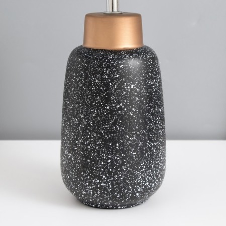 Table lamp "Kiang" 1x40W E14 black/gold 22x22x38cm-3